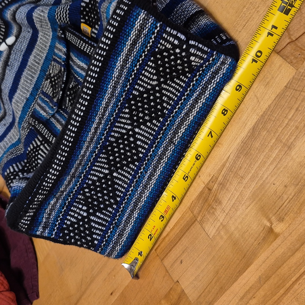 Pinzon Blue Canvas Drawstring Backpack - image 8